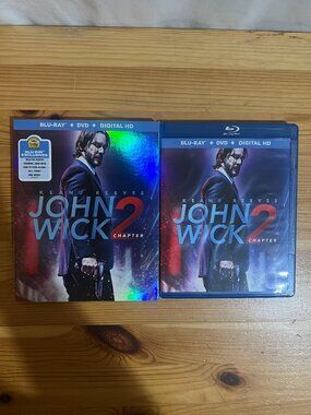 John Wick : Chapter 2 Bluray+DVD+Slipcover No Digital, Used Good Condition $8